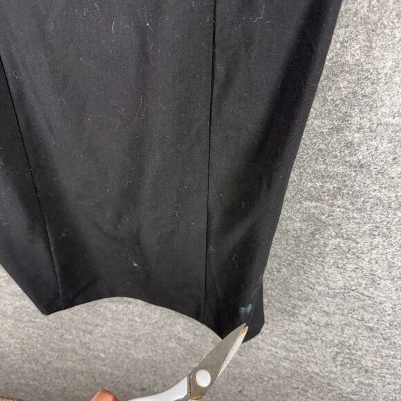 Alyx Dress Women 8 Black Floral Sheath Midi Zipper Lined Short Sleeve Casual - Picture 5 of 8